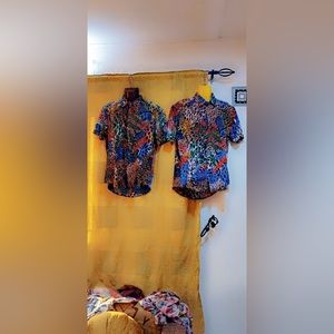 AFRICAN-MADE SHORT SLEEVE SHIRT BY YATCHY VIBEZ 🅿️🅰️🆔 WEARZ.